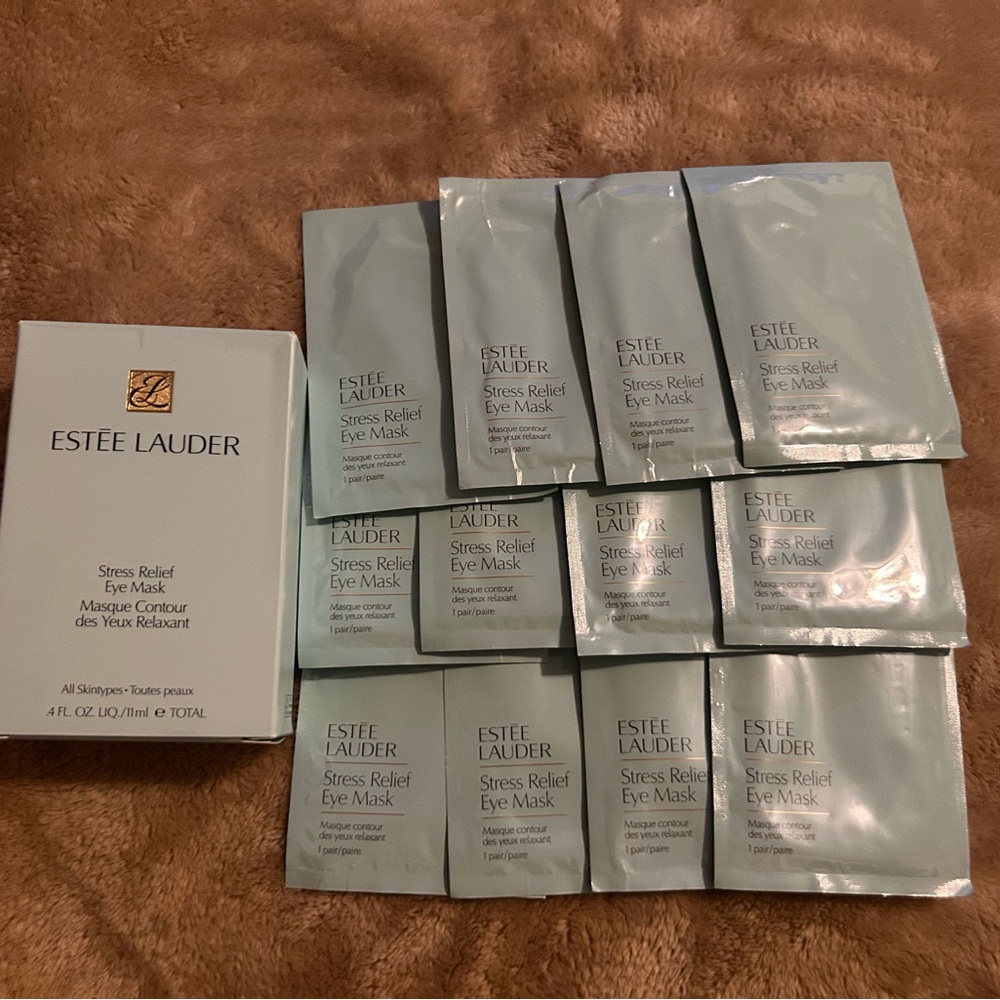 Estee Lauder Stress Relief Eye Mask - Light Blue